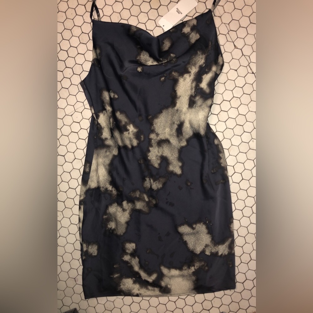 BRAND NEW Navy Blue & Grey Urban Outfitters tye dye slip